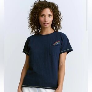 Lisa Todd Pocket Full Rainbow Tee - Small
